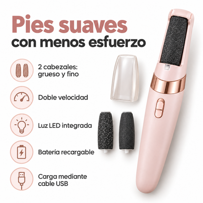 Lima de pies eléctrica