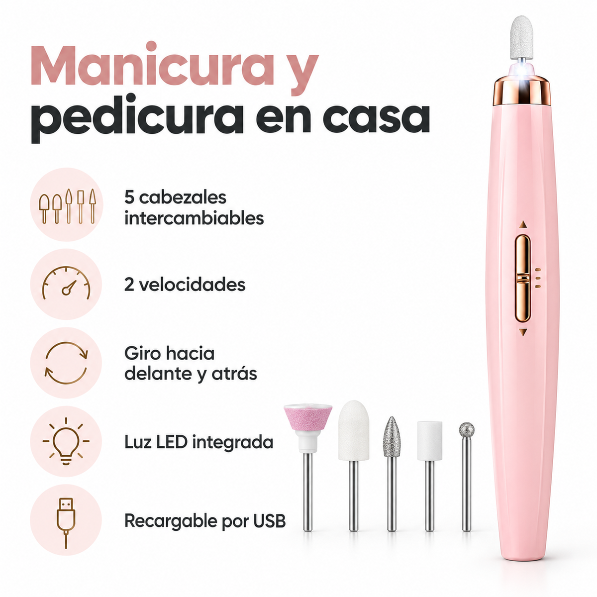 LIMA DE UÑAS ELÉCTRICA